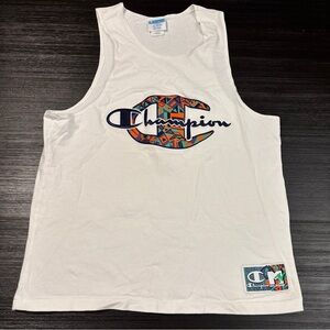 Champion x MTV Heritage White Tank Top Active Tee Men's Size Large NWOT